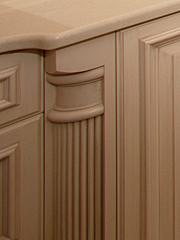 exquisite cabinet detailing